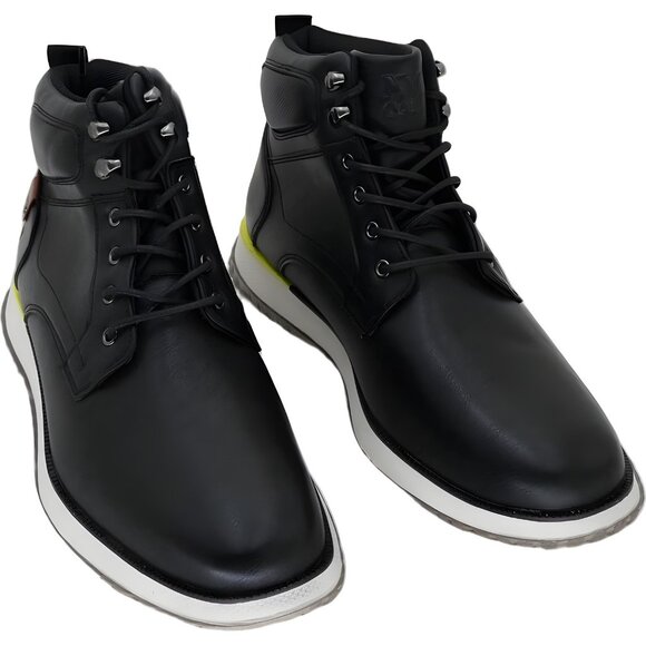 New York Company Mens Gideo Black Ankle Boots US 11 EU 44